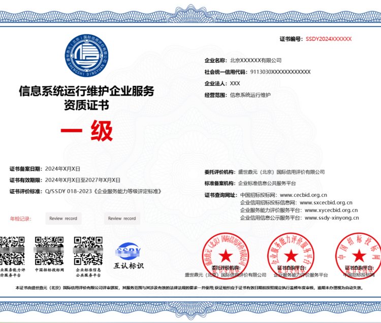 高效辦理信息系統(tǒng)運(yùn)行維護(hù)資質(zhì)證書，一對一服務(wù)助力企業(yè)輕松拿證